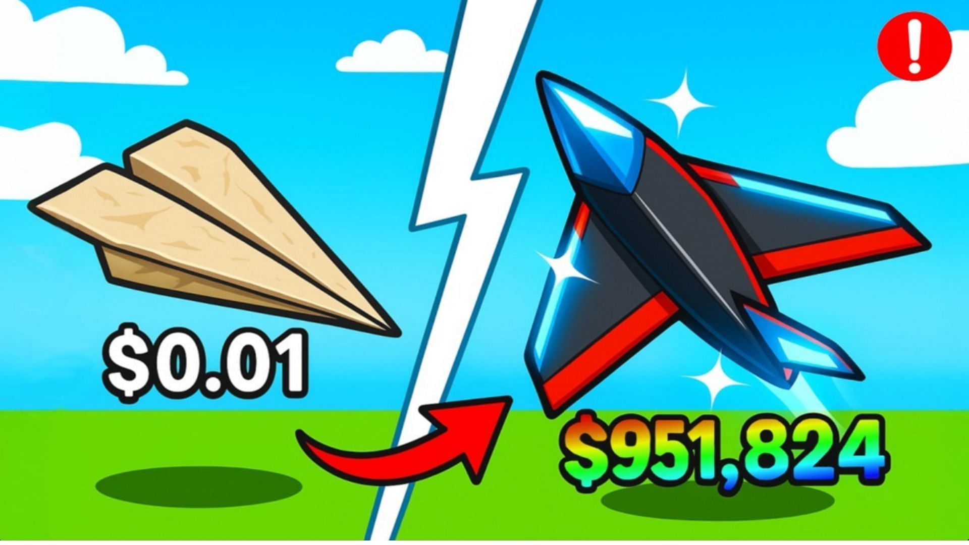 Train your paper plane flying skills (Image via Roblox)